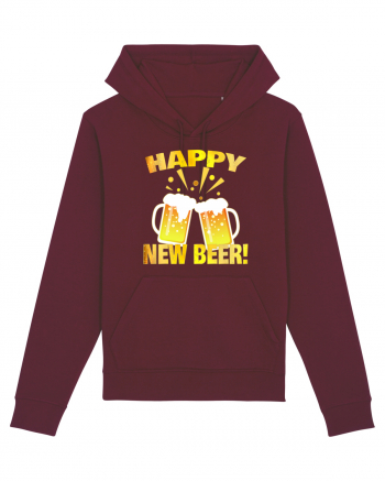 Happy New Beer Burgundy