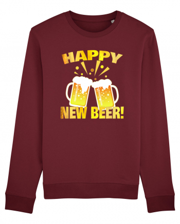 Happy New Beer Burgundy