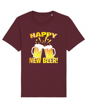 Happy New Beer Burgundy