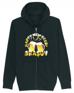 Happy New Beer Brasov Hanorac cu fermoar Unisex Connector