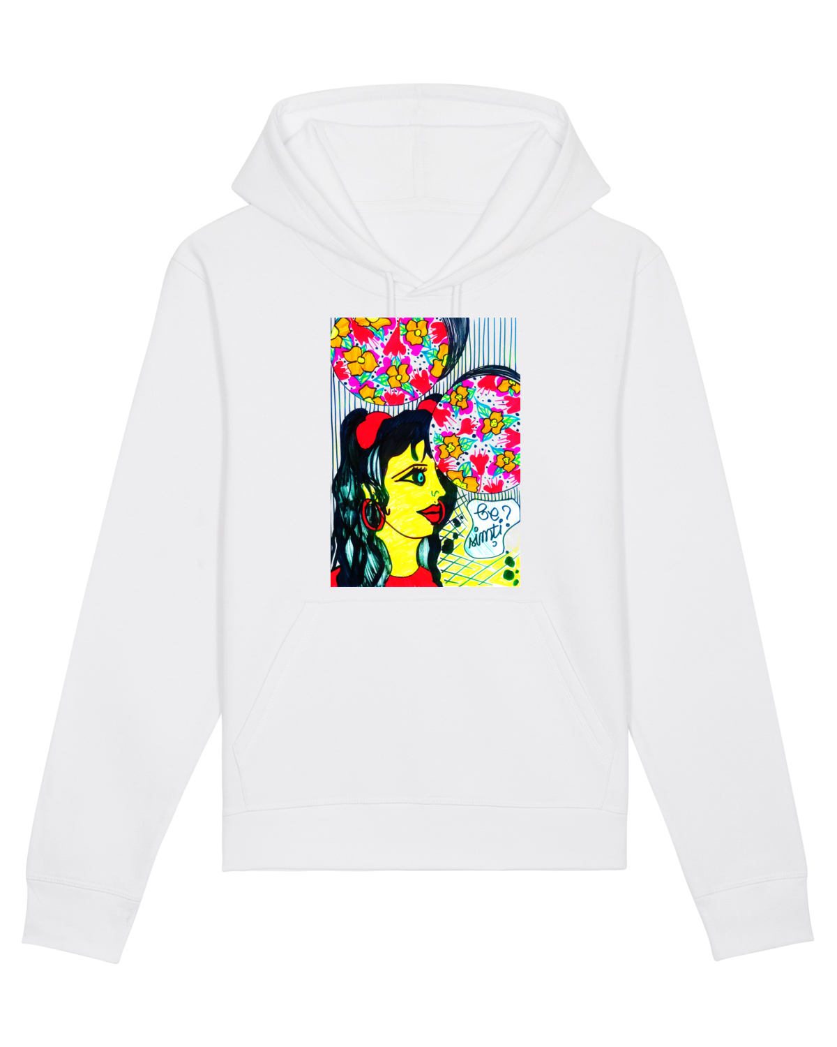 Hanorac Unisex Drummer White