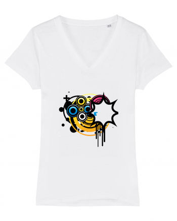 Funky Star Design White