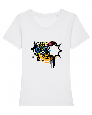 Funky Star Design White