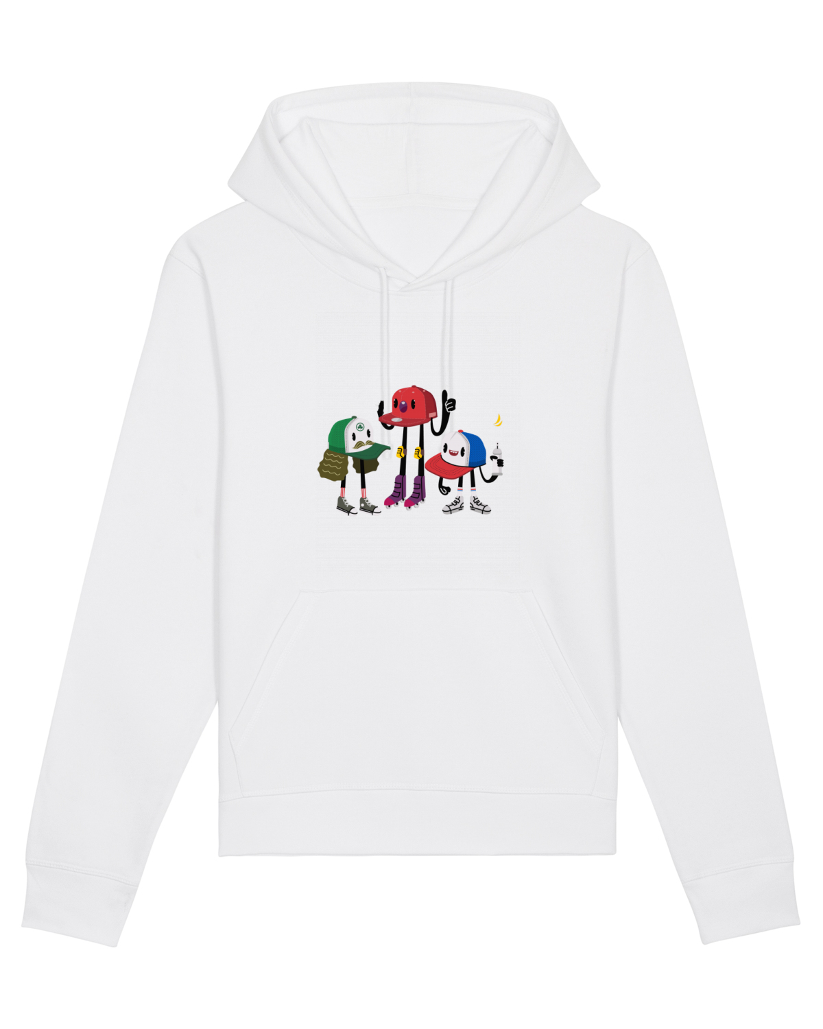 Hanorac Unisex Drummer White