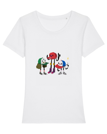 Funky Hats Design White