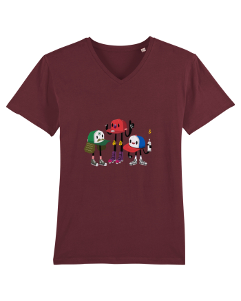 Funky Hats Design Burgundy