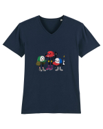 Funky Hats Design Tricou mânecă scurtă guler V Bărbat Presenter