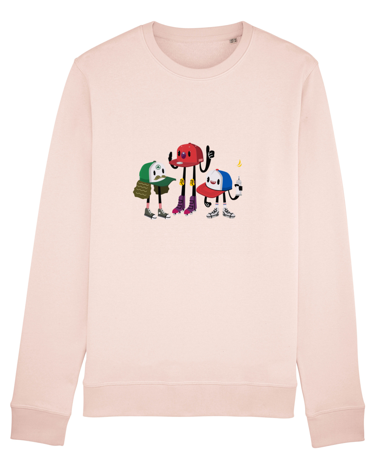Bluză mânecă lungă Unisex Rise Candy Pink