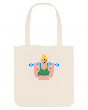 Funky CrossFit Woman Design Natural