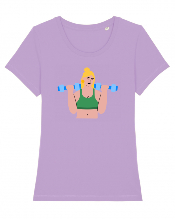 Funky CrossFit Woman Design Lavender Dawn