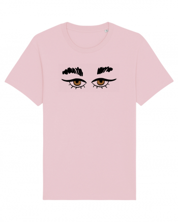 Eyes On You Design Cotton Pink