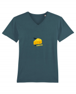 Cheese Design Tricou mânecă scurtă guler V Bărbat Presenter