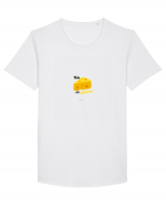 Cheese Design Tricou mânecă scurtă guler larg Bărbat Skater