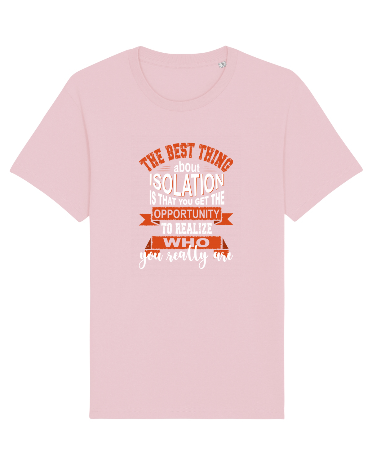 Tricou mânecă scurtă Unisex Rocker Cotton Pink