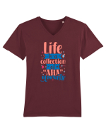 Despre viata Tricou mânecă scurtă guler V Bărbat Presenter