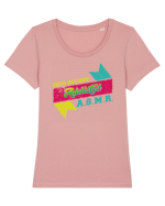 Addicted to food sounds Tricou mânecă scurtă guler larg fitted Damă Expresser