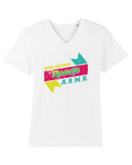 Addicted to food sounds Tricou mânecă scurtă guler V Bărbat Presenter