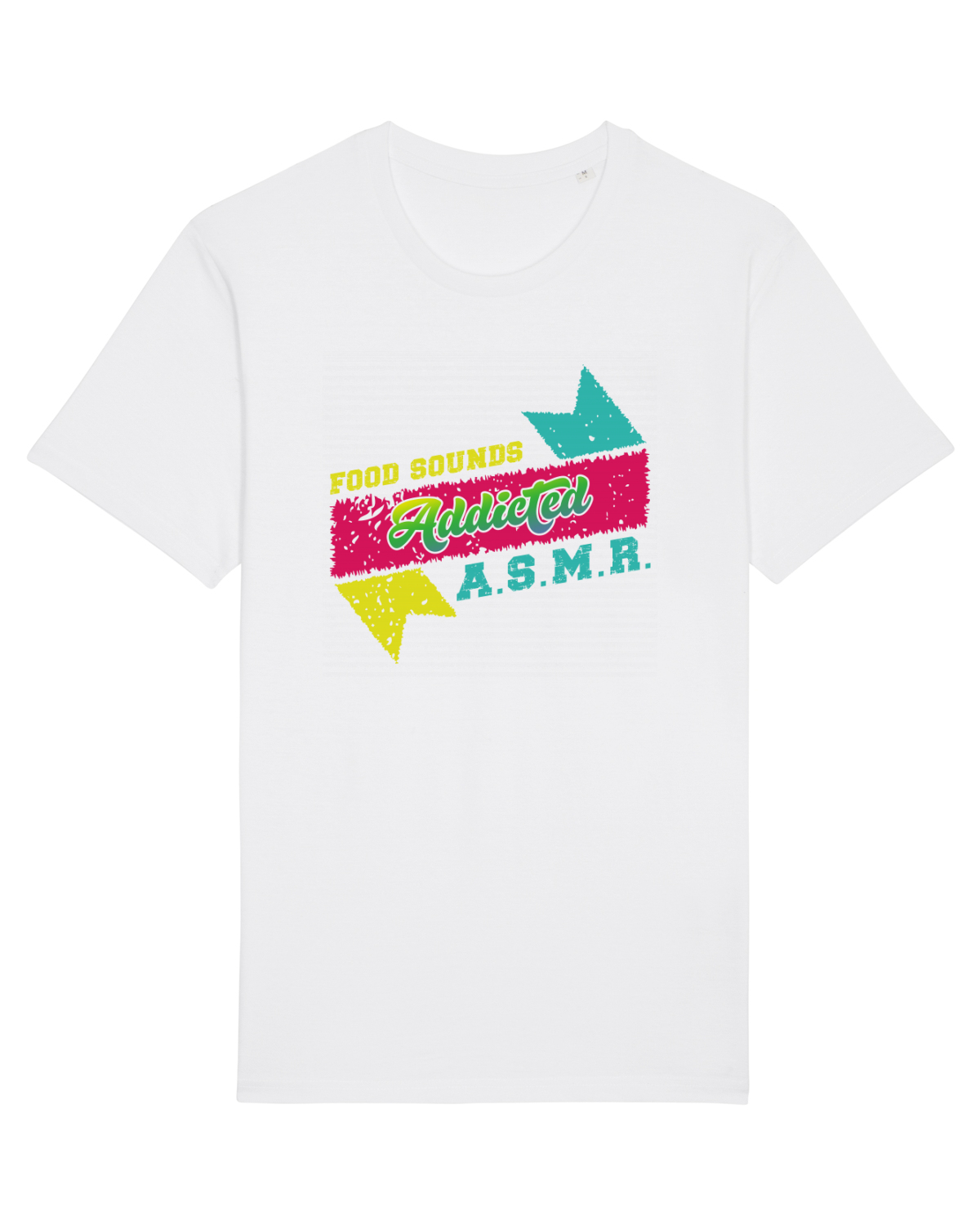 Tricou mânecă scurtă Unisex Rocker White