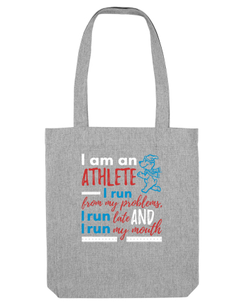 I am an athlete Heather Grey