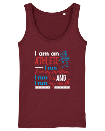 I am an athlete Burgundy