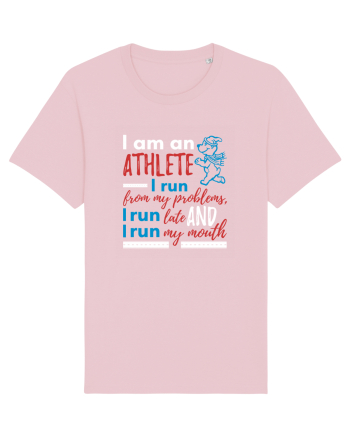 I am an athlete Cotton Pink