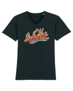 Awake Tricou mânecă scurtă guler V Bărbat Presenter