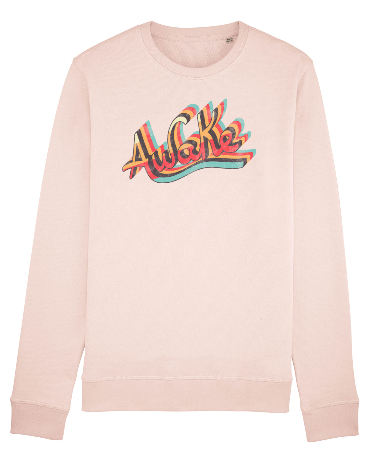 Bluză mânecă lungă Unisex Rise Candy Pink
