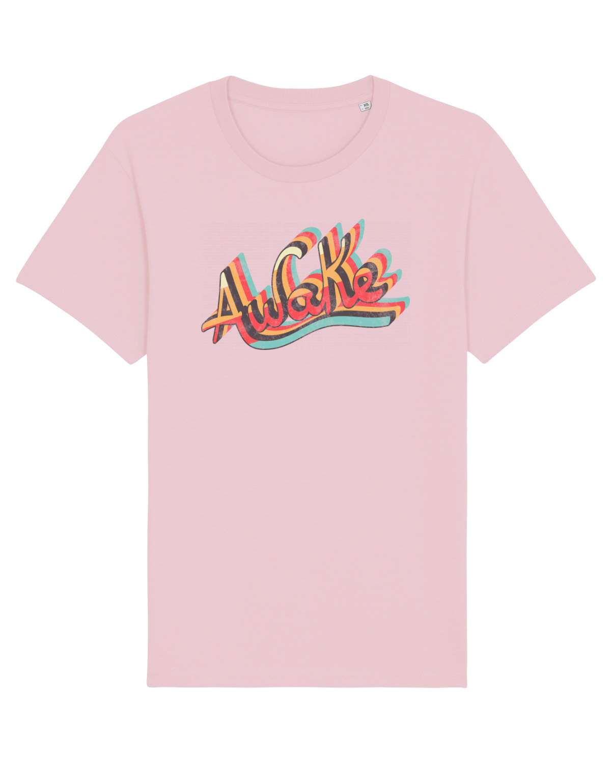 Tricou mânecă scurtă Unisex Rocker Cotton Pink