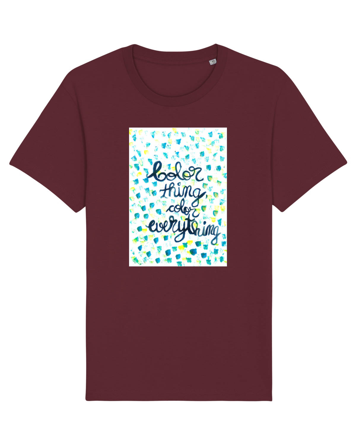 Tricou mânecă scurtă Unisex Rocker Burgundy