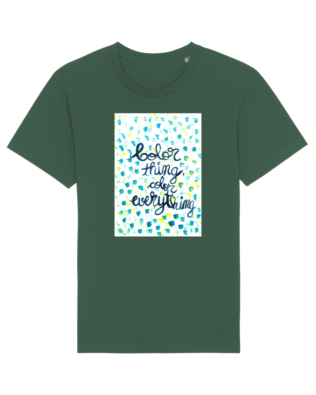 Tricou mânecă scurtă Unisex Rocker Bottle Green