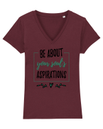 Soul aspirations Tricou mânecă scurtă guler V Damă Evoker
