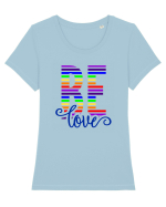 BE love Tricou mânecă scurtă guler larg fitted Damă Expresser
