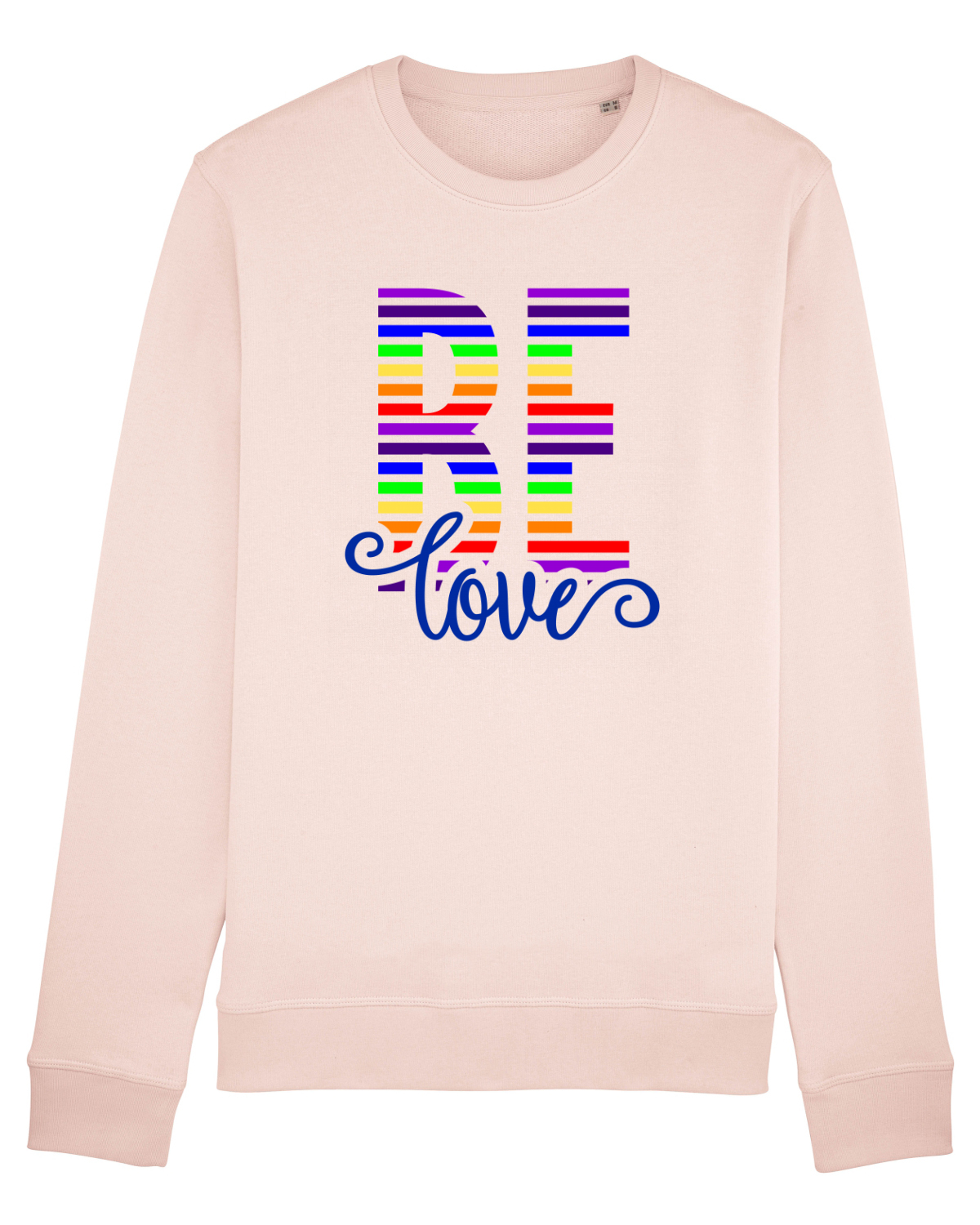Bluză mânecă lungă Unisex Rise Candy Pink
