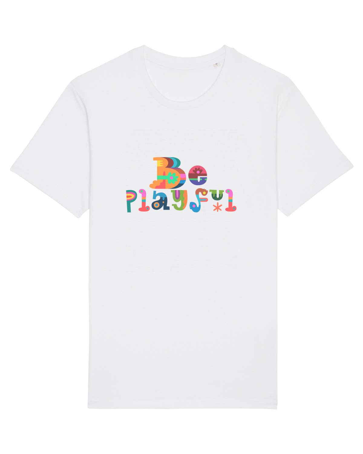 Tricou mânecă scurtă Unisex Rocker White