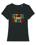 Mai bun decat dulce Tricou mânecă scurtă guler larg fitted Damă Expresser
