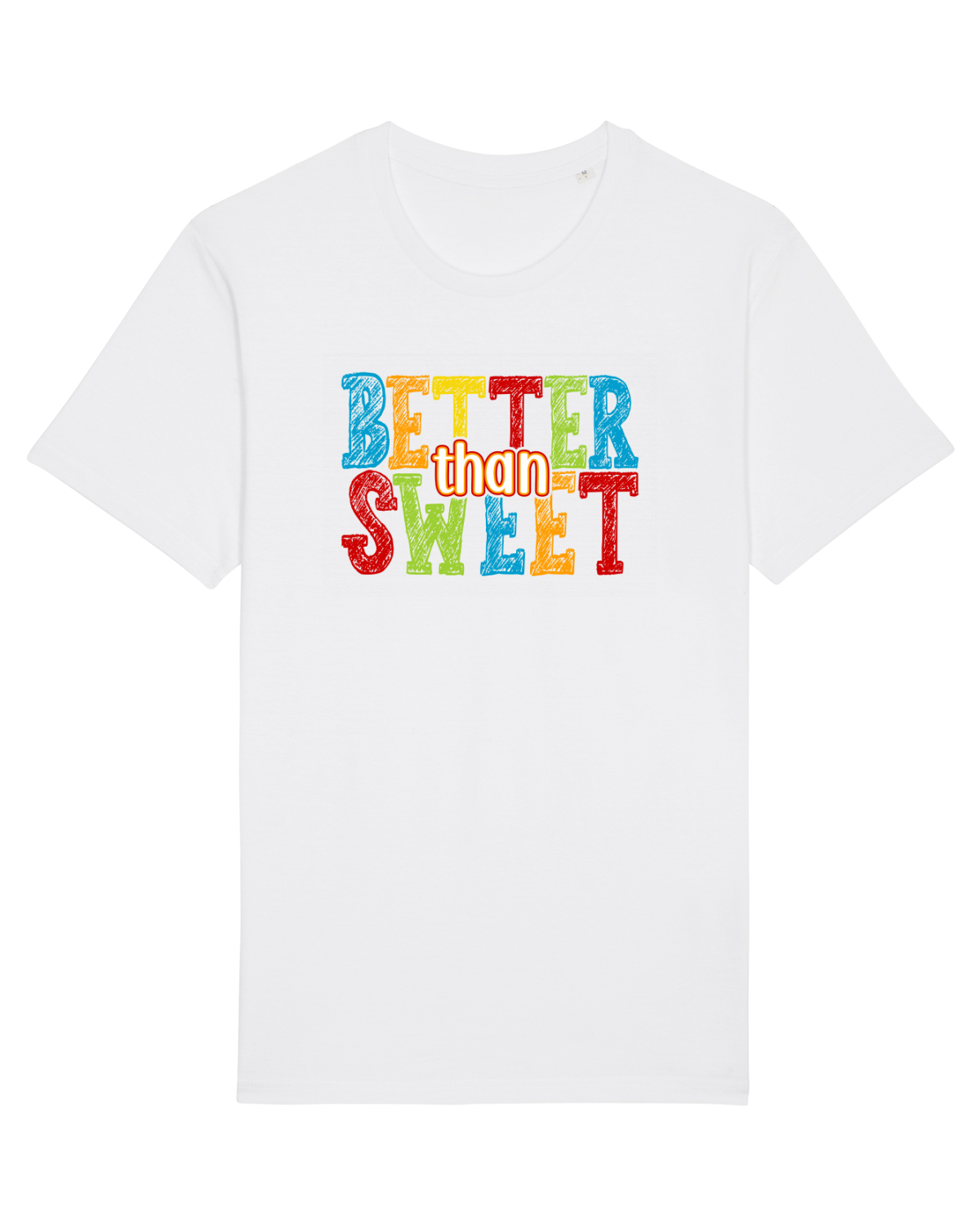 Tricou mânecă scurtă Unisex Rocker White