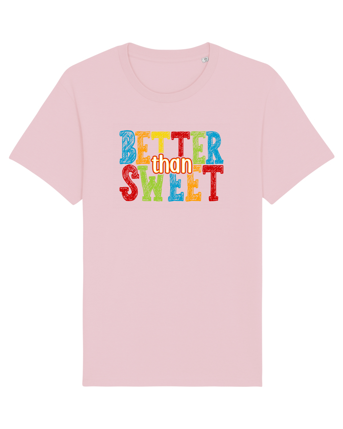 Tricou mânecă scurtă Unisex Rocker Cotton Pink