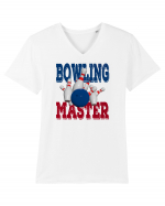 Bowling Master Tricou mânecă scurtă guler V Bărbat Presenter