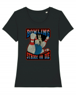 Bowling Lover Tricou mânecă scurtă guler larg fitted Damă Expresser