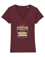 Just breathe Tricou mânecă scurtă guler V Damă Evoker