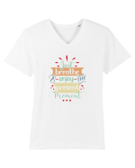 Just breathe Tricou mânecă scurtă guler V Bărbat Presenter