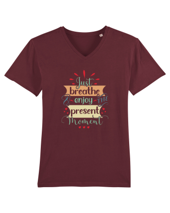 Just breathe Burgundy
