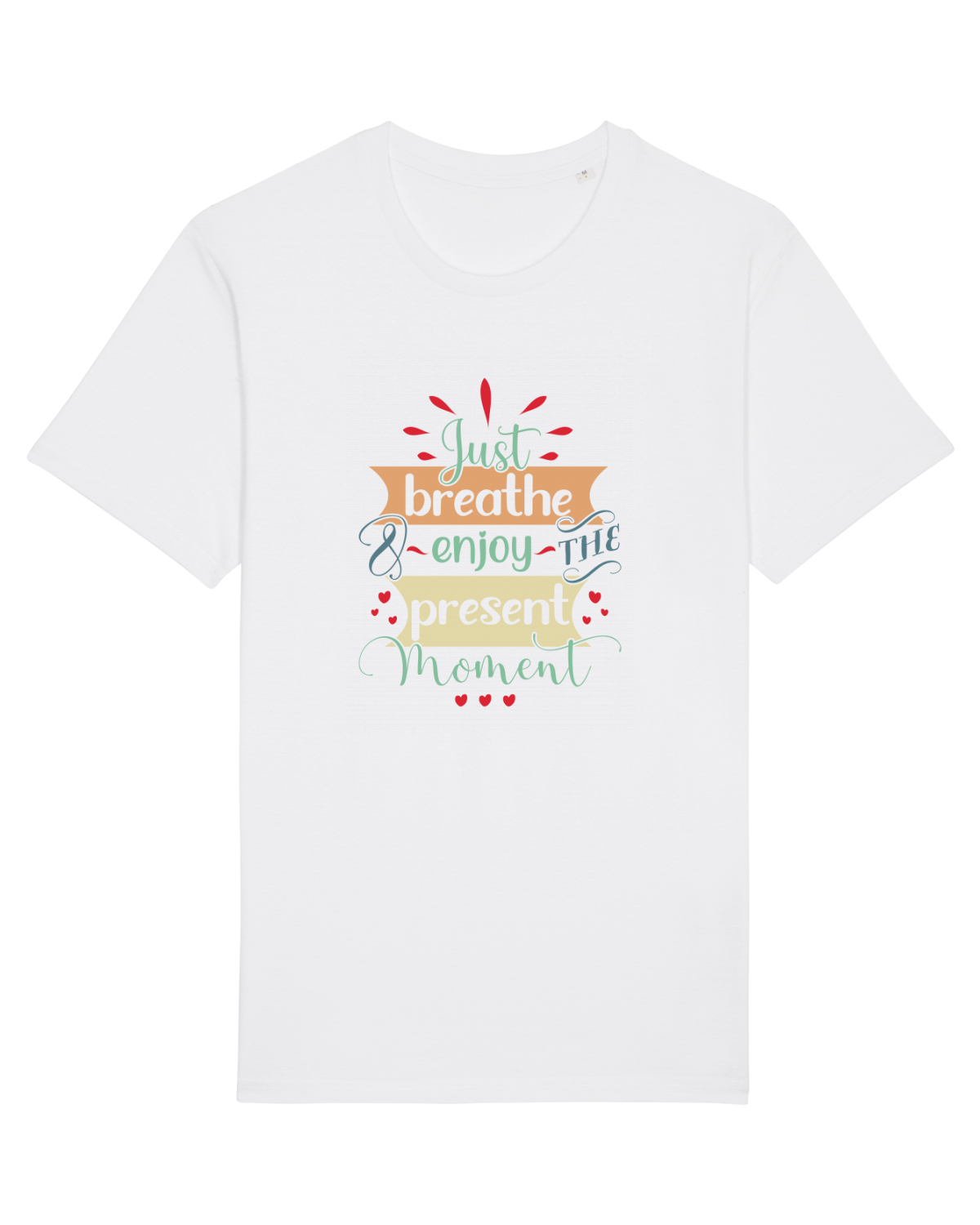 Tricou mânecă scurtă Unisex Rocker White