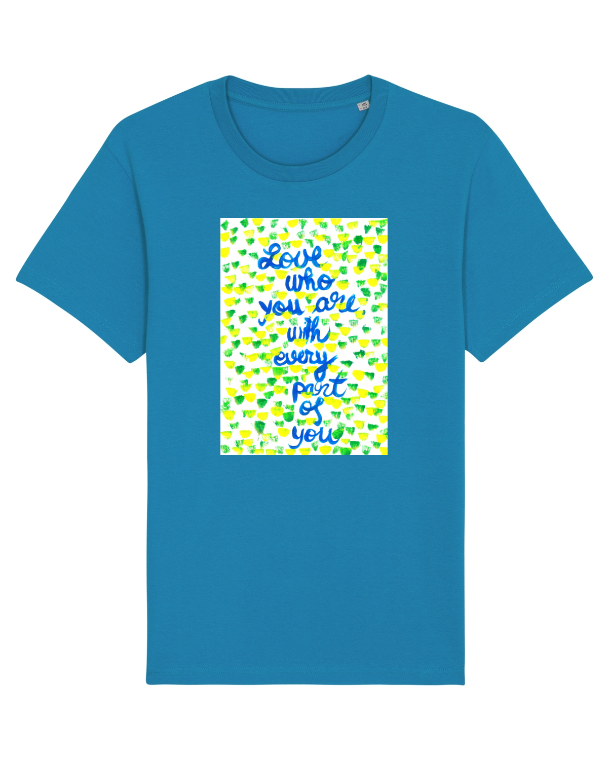 Tricou mânecă scurtă Unisex Rocker Azur
