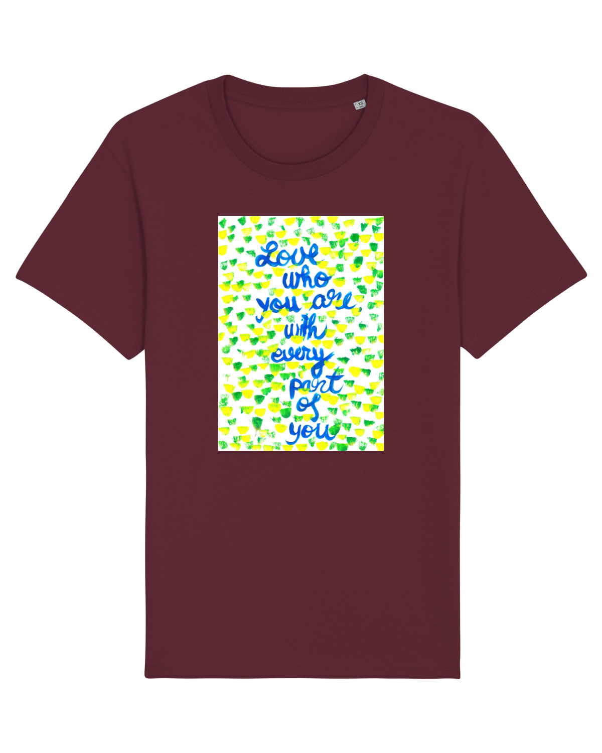Tricou mânecă scurtă Unisex Rocker Burgundy