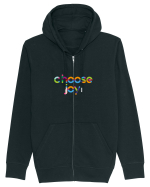 Choose joy Hanorac cu fermoar Unisex Connector