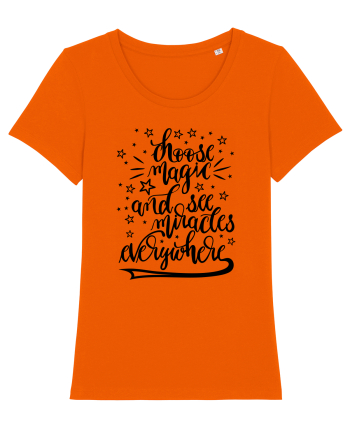 Alege magia - negru Bright Orange