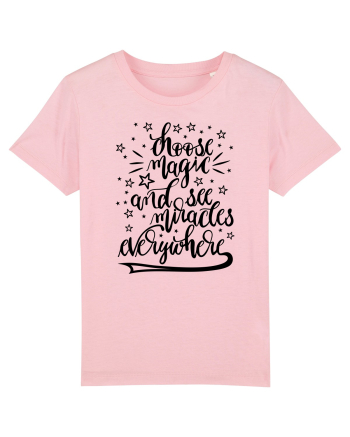 Alege magia - negru Cotton Pink