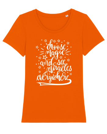 Alege magia - alb Bright Orange
