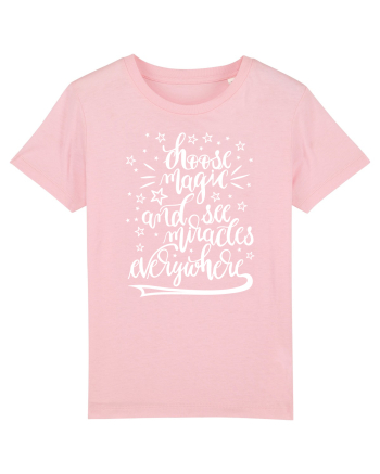 Alege magia - alb Cotton Pink